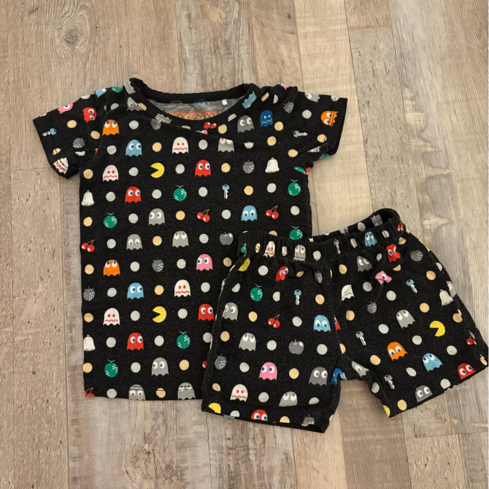 Posh Peanut Pac-Man Pajamas 12-18mo